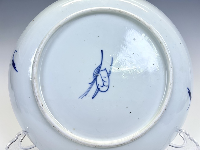 古玩陶瓷清中晚期·青花團(tuán)龍盤拍賣，當(dāng)前價(jià)格1287元