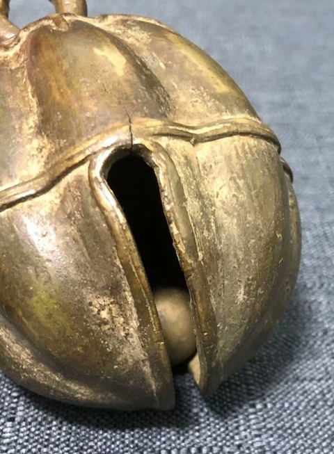古玩雜項明代馬鈴真品鑒賞圖