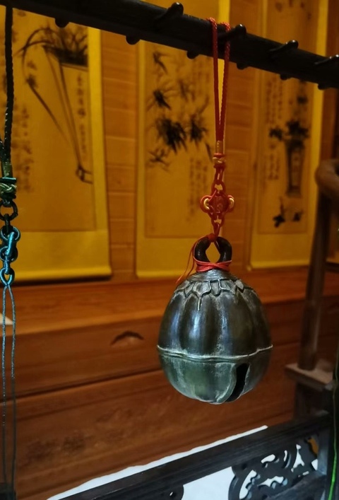 古玩雜項明代馬鈴真品鑒賞圖