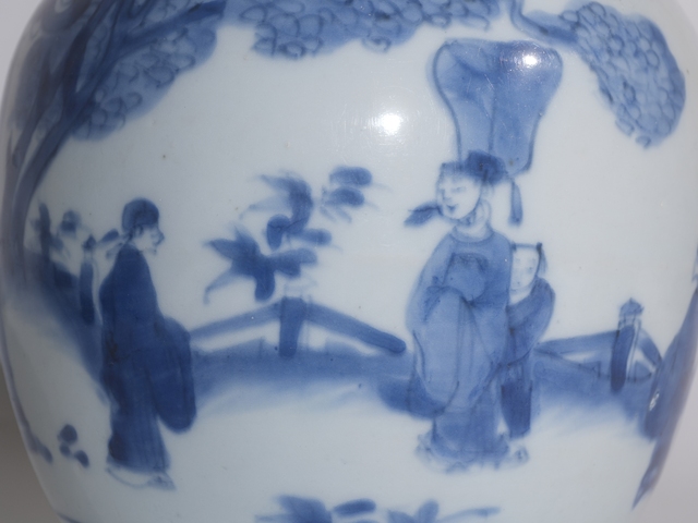 古玩陶瓷明晚·青花人物故事紋罐拍賣，當前價格5600元