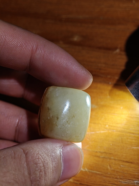 古玩玉器仿古玉玦型件真品鑒賞圖