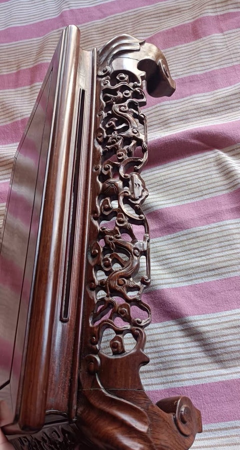 古玩雜項酸枝木小炕桌兒真品鑒賞圖