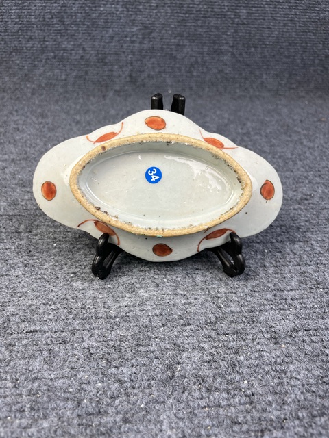 古玩陶瓷粉彩花卉紋盤拍賣,當前價格399元