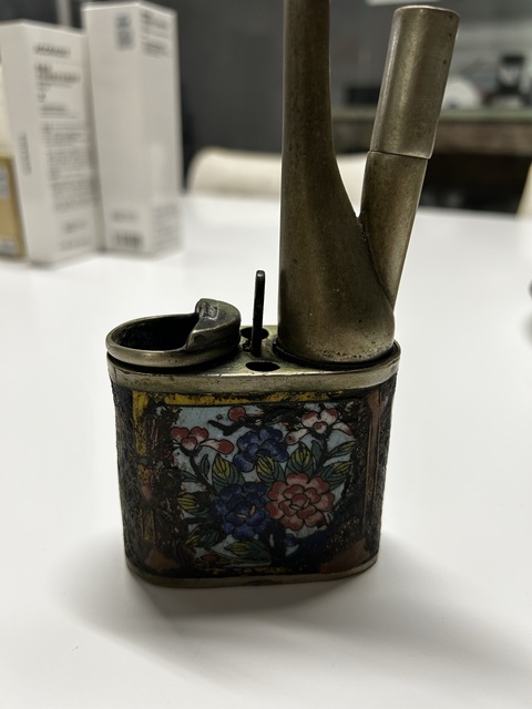 古玩銅器水煙壺真品鑒賞圖