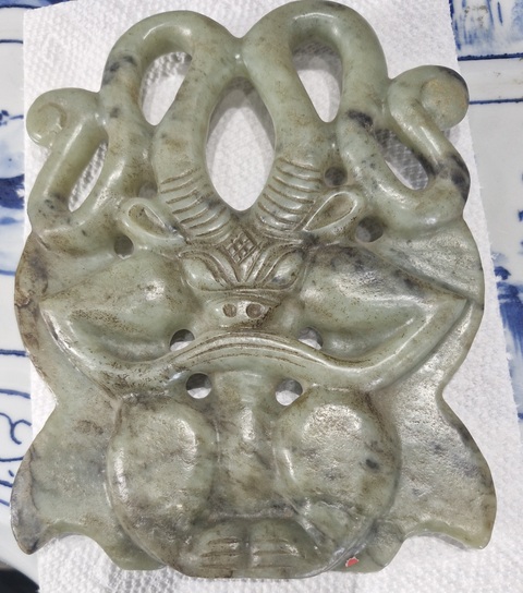 古玩玉器和田青玉雕件真品鑒賞圖