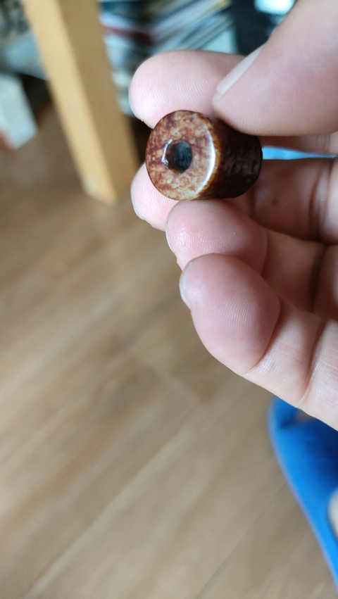 古玩玉器仿古做舊玉勒子真品鑒賞圖