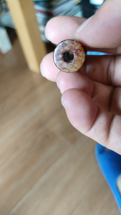 古玩玉器仿古做舊玉勒子真品鑒賞圖