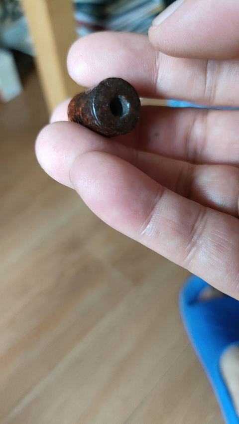 古玩玉器仿古做舊玉勒子真品鑒賞圖