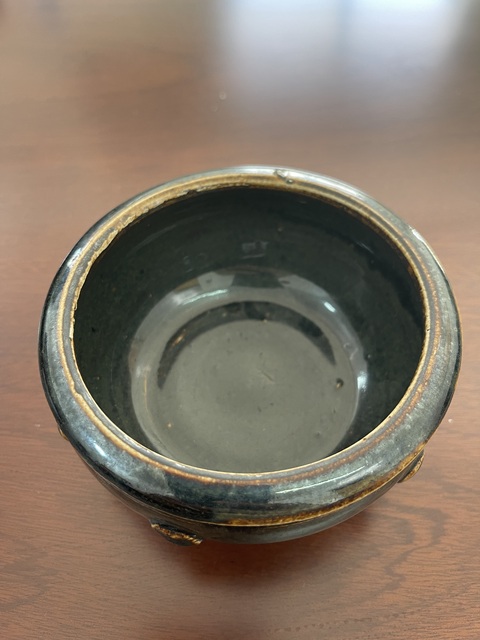 古玩陶瓷清·黑釉鼓釘洗拍賣，當前價格1200元