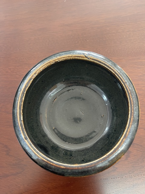 古玩陶瓷清·黑釉鼓釘洗拍賣，當前價格1200元