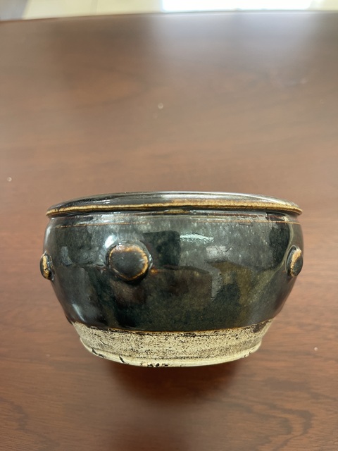 古玩陶瓷清·黑釉鼓釘洗拍賣，當前價格1200元