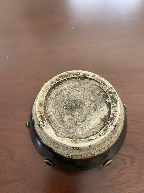 古玩陶瓷清·黑釉鼓釘洗拍賣，當前價格1200元