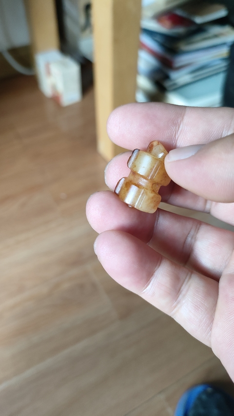 古玩玉器仿古司南佩真品鑒賞圖