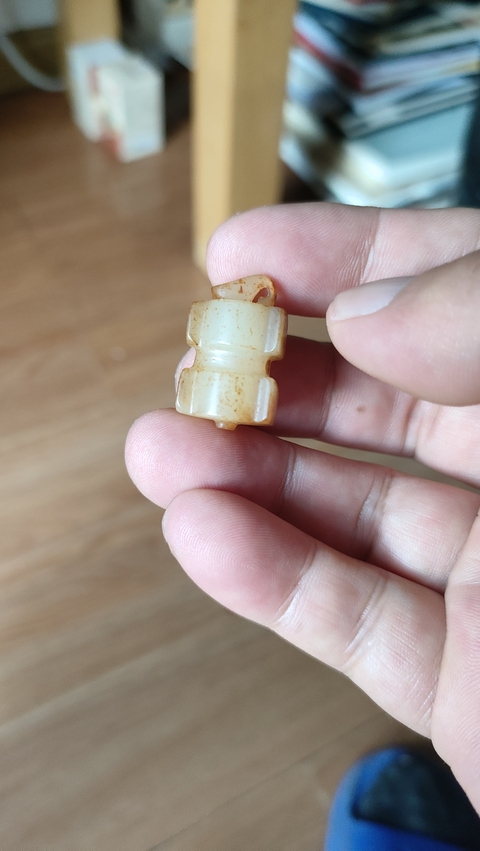 古玩玉器仿古司南佩真品鑒賞圖