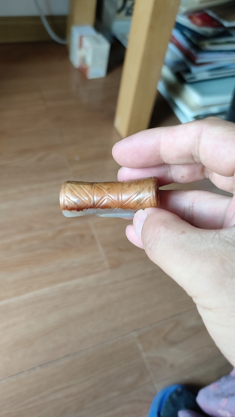 古玩玉器仿古玉勒子真品鑒賞圖
