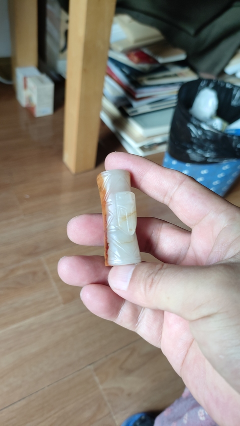 古玩玉器仿古玉勒子真品鑒賞圖
