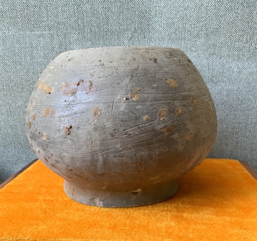 古玩陶瓷灰陶罐真品鑒賞圖