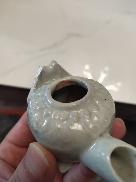 古玩陶瓷青白釉硯滴壺真品鑒賞圖