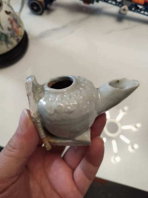 古玩陶瓷青白釉硯滴壺真品鑒賞圖