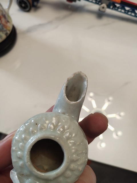 古玩陶瓷青白釉硯滴壺真品鑒賞圖