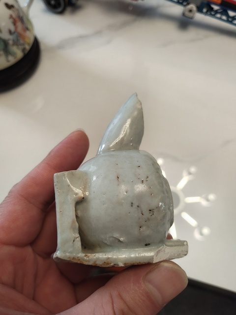 古玩陶瓷青白釉硯滴壺真品鑒賞圖