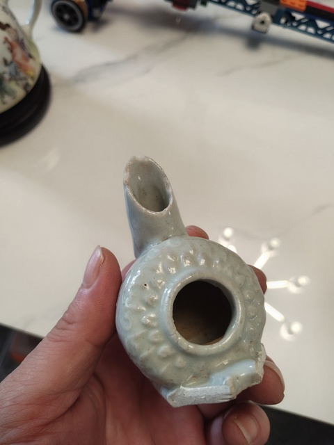 古玩陶瓷青白釉硯滴壺真品鑒賞圖