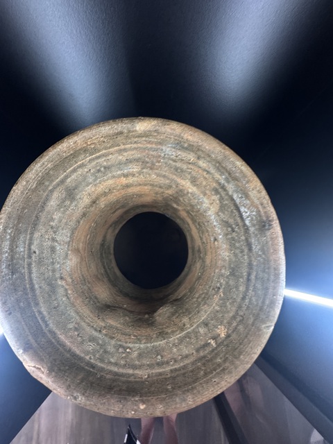 古玩陶瓷青瓷盤口瓶真品鑒賞圖