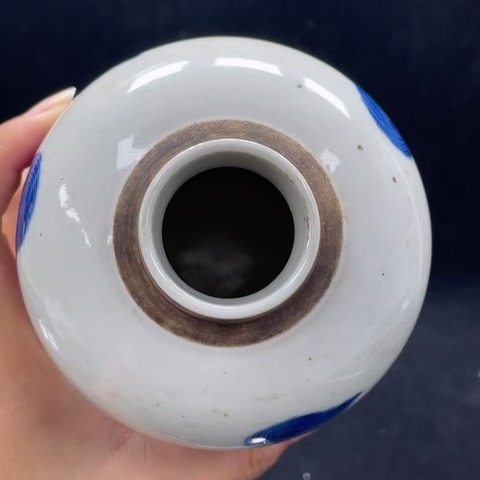 古玩陶瓷青花瑞獸罐拍賣，當前價格1200元