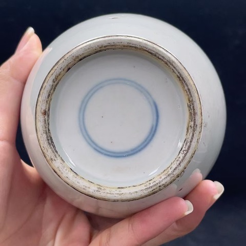 古玩陶瓷青花瑞獸罐拍賣，當前價格1200元