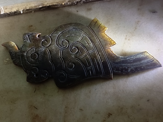 古玩玉器仿古做舊玉佩真品鑒賞圖