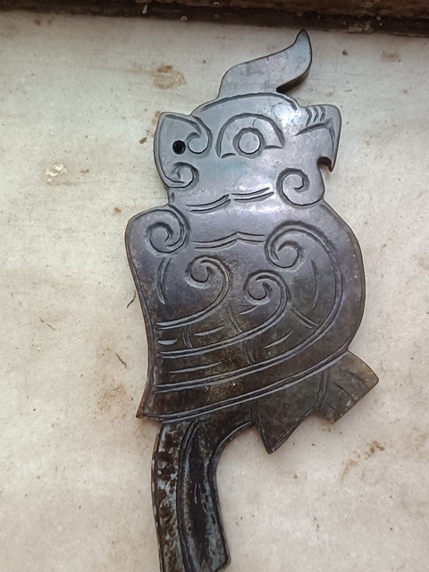 古玩玉器仿古做舊玉佩真品鑒賞圖