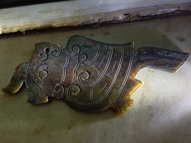 古玩玉器仿古做舊玉佩真品鑒賞圖