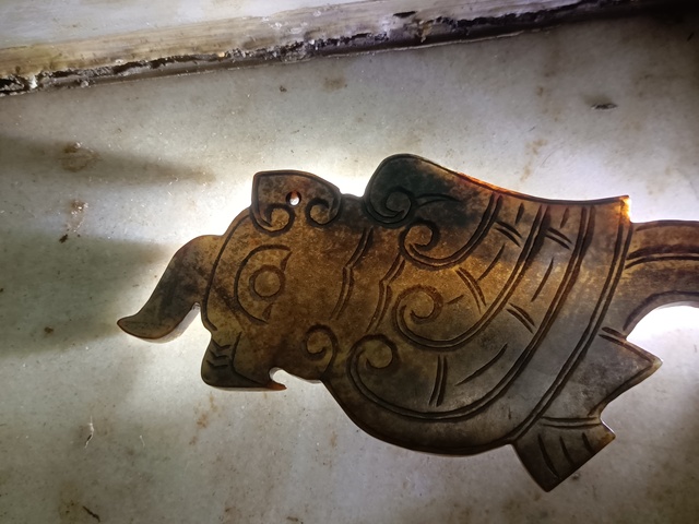 古玩玉器仿古做舊玉佩真品鑒賞圖