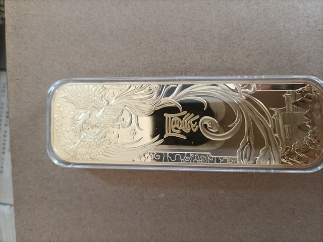 古玩錢幣龍鳳呈祥金制品真品鑒賞圖