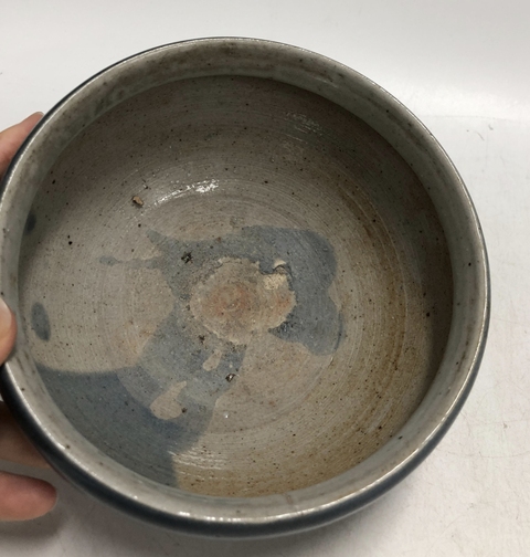 古玩陶瓷清中晚·霽藍釉缽式爐拍賣,當前價格1369元