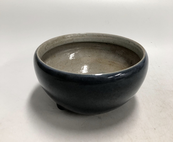 古玩陶瓷清中晚·霽藍釉缽式爐拍賣,當前價格1369元