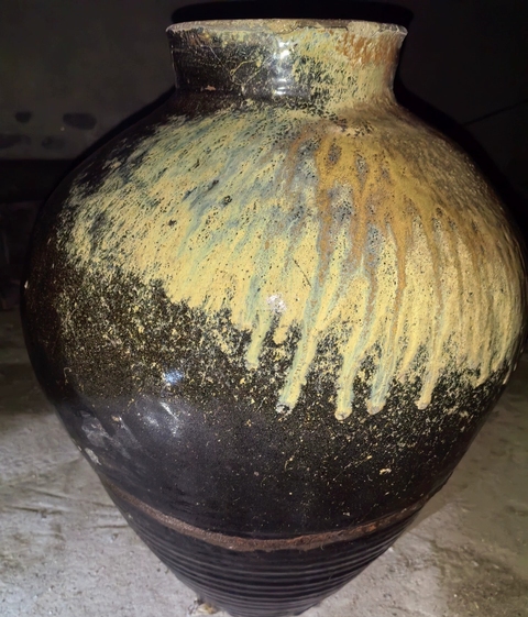 古玩陶瓷大幾十年花釉大罐真品鑒賞圖