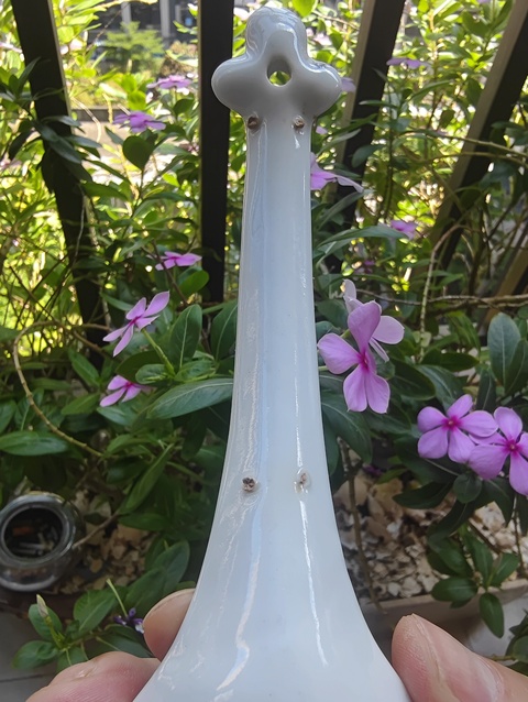 古玩陶瓷粉彩湯勺真品鑒賞圖