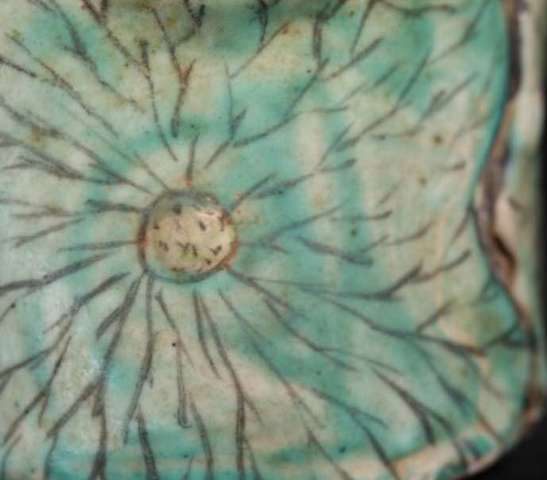 古玩陶瓷人物紋粉彩塑像真品鑒賞圖