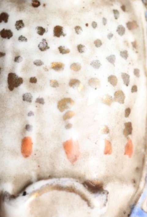 古玩陶瓷人物紋粉彩塑像真品鑒賞圖