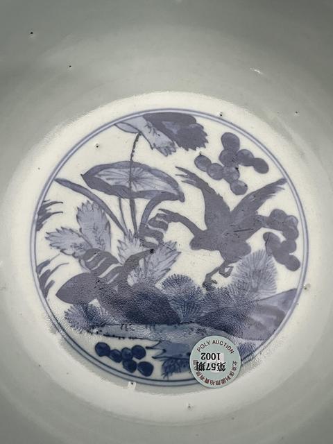 古玩陶瓷花鳥紋青花碗真品鑒賞圖