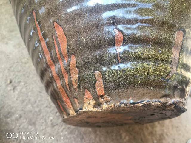 古玩陶瓷大幾十年花釉大罐真品鑒賞圖
