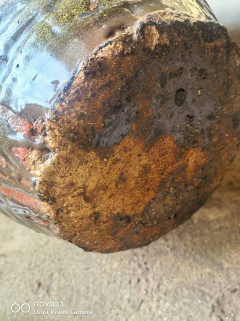 古玩陶瓷大幾十年花釉大罐真品鑒賞圖