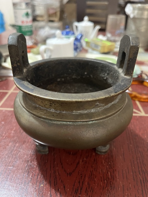 古玩銅器銅爐真品鑒賞圖
