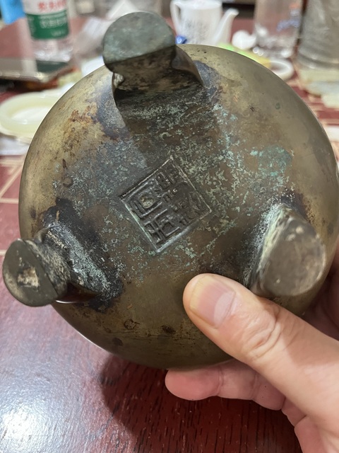 古玩銅器銅爐真品鑒賞圖