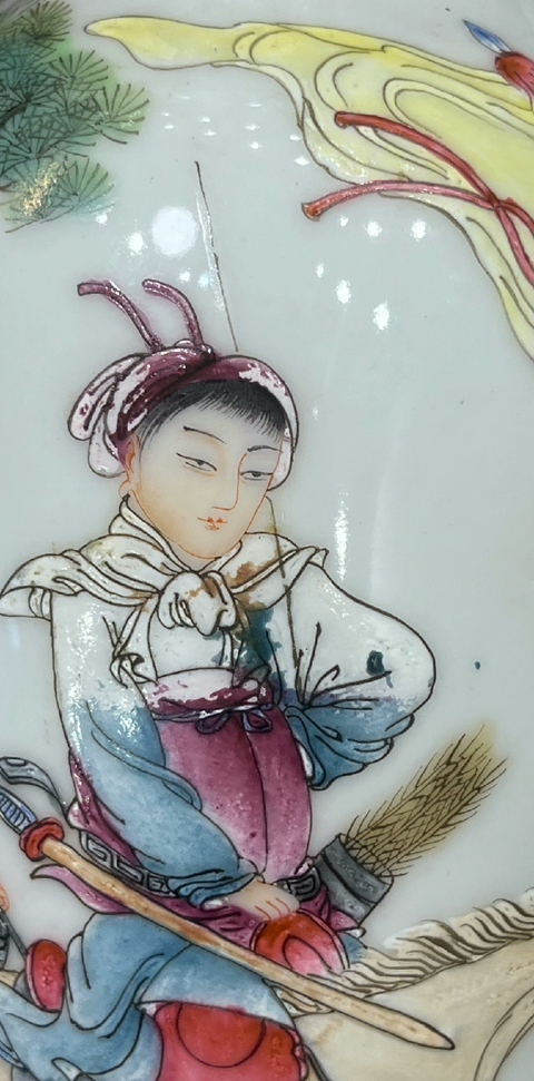 古玩陶瓷粉彩瓶真品鑒賞圖