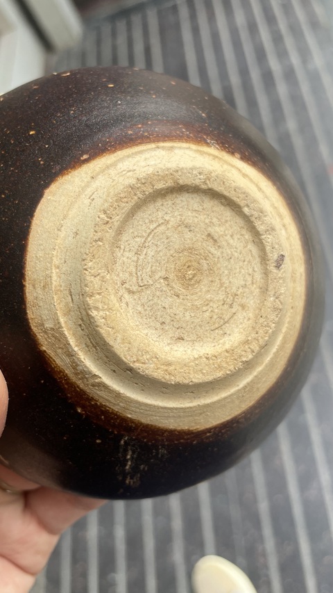 古玩陶瓷吉州窯窯變釉茶盞真品鑒賞圖