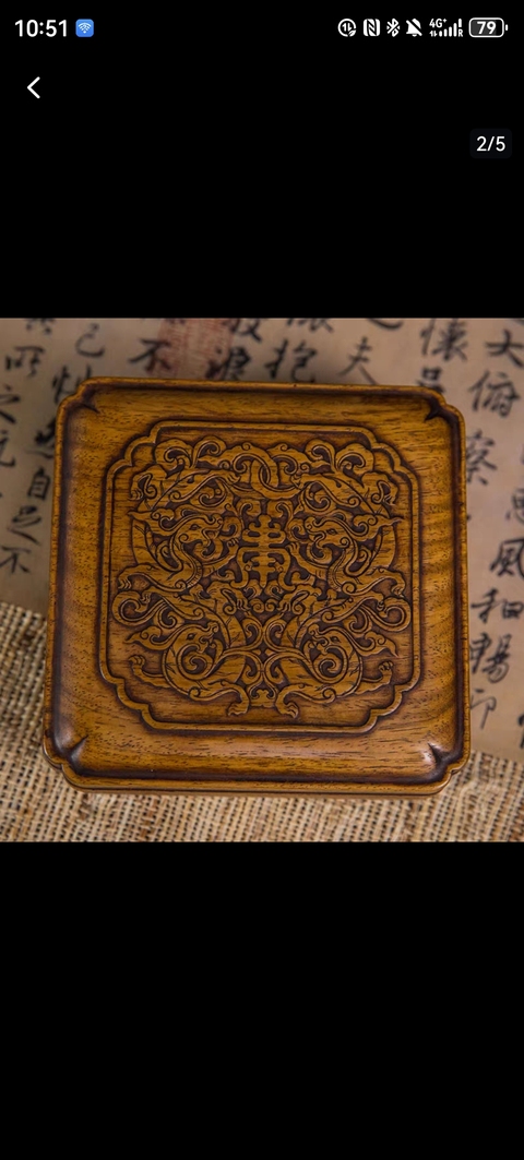 古玩雜項(xiàng)倭角天地蓋方盒真品鑒賞圖