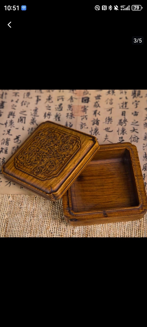古玩雜項(xiàng)倭角天地蓋方盒真品鑒賞圖