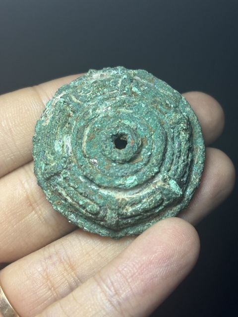 古玩銅器西周·八卦圖車馬件拍賣，當(dāng)前價(jià)格2000元